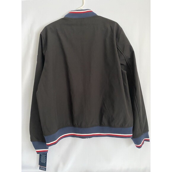 Men's Tommy Hilfiger Lightweight Jacket Black Size Large Full Zip NWT - Picture 8 of 8
